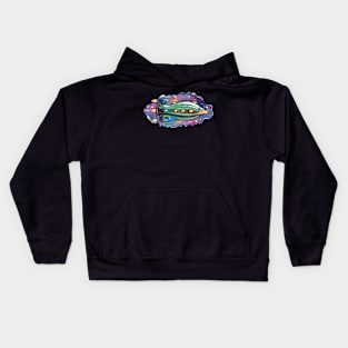 Late for space dinner Kids Hoodie